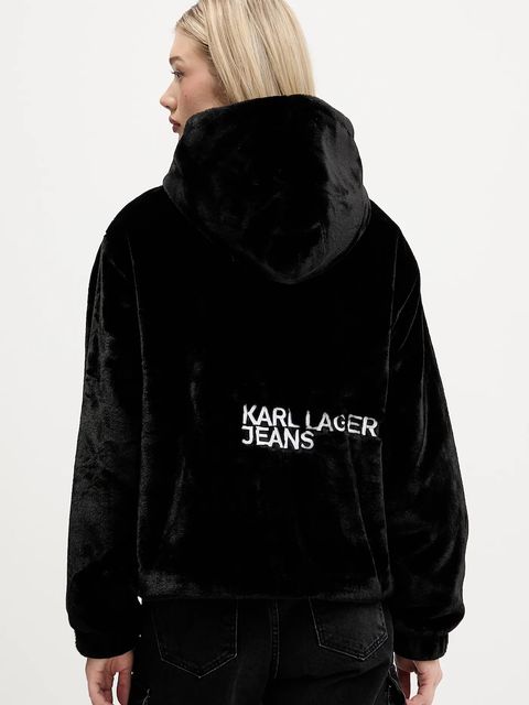 Karl Lagerfeld Jeans kurtka kolor czarny przejściowa oversize A4W15057 - zdjęcie produktu nr 1