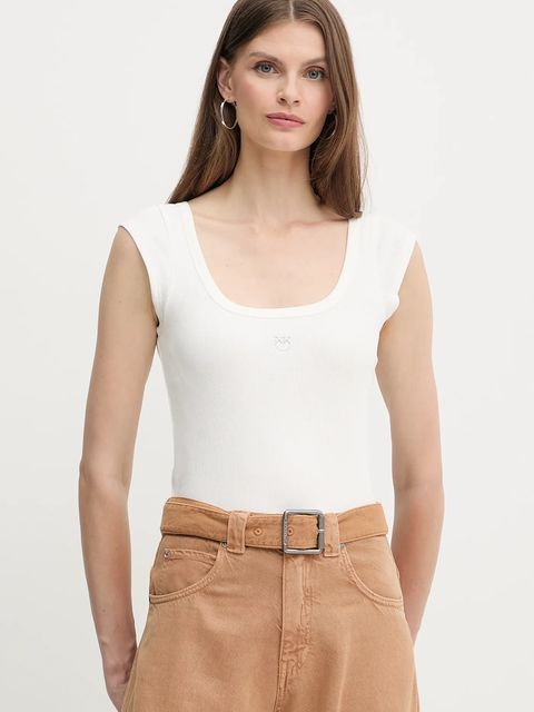 Pinko t-shirt damski kolor biały 105511 A2RC - zdjęcie produktu nr 1