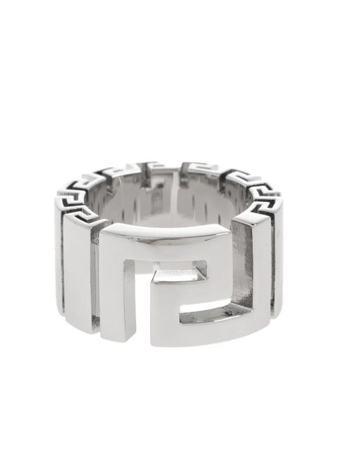 Versace Greca-motif ring - Silver - zdjęcie produktu nr 1