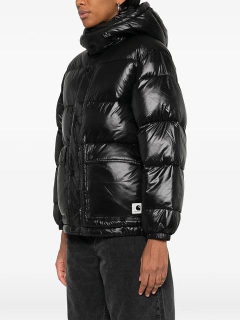 Carhartt WIP Benson zip-up puffer jacket - Black