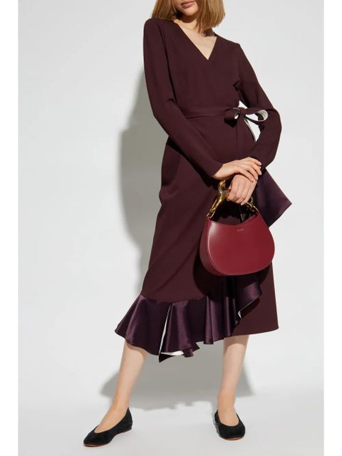 Lanvin wraparound midi dress - Red - zdjęcie produktu nr 2