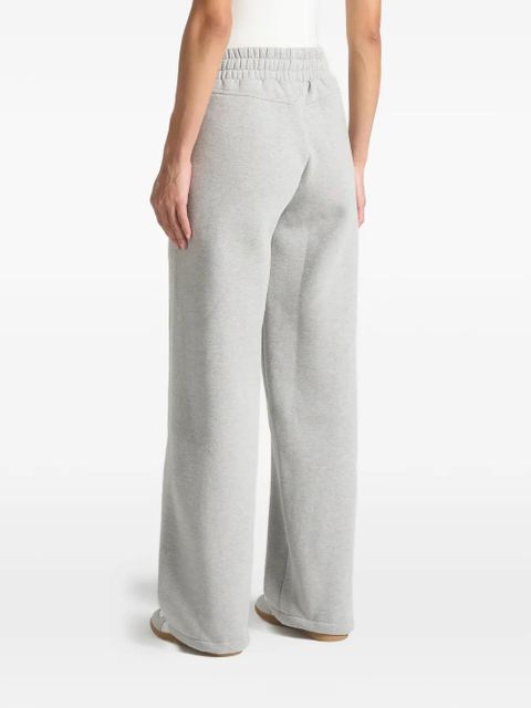 Manière De Voir Iris drawcord eiffel track pants - Grey