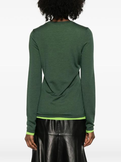 Gabriela Hearst crew-neck sweater - Green