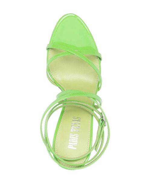 Paris Texas 110mm lace-up sandals - Green