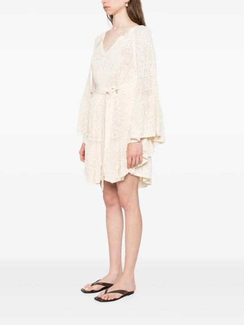 ZIMMERMANN Coco mini dress - Neutrals