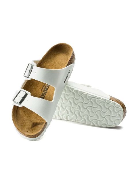 Birkenstock klapki Arizona BF damskie kolor biały 552683