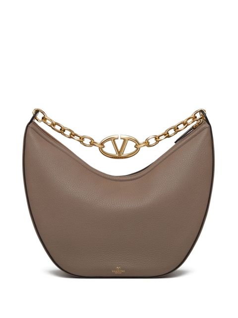 Valentino Garavani medium VLogo Moon shoulder bag - Brown - zdjęcie produktu nr 2