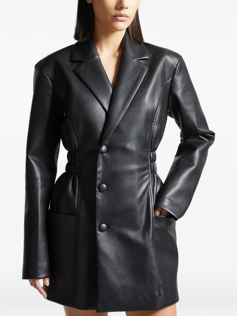 Manière De Voir double-breasted blazer dress - Black