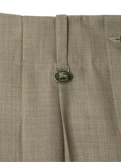 Burberry wool tailored trousers - Green