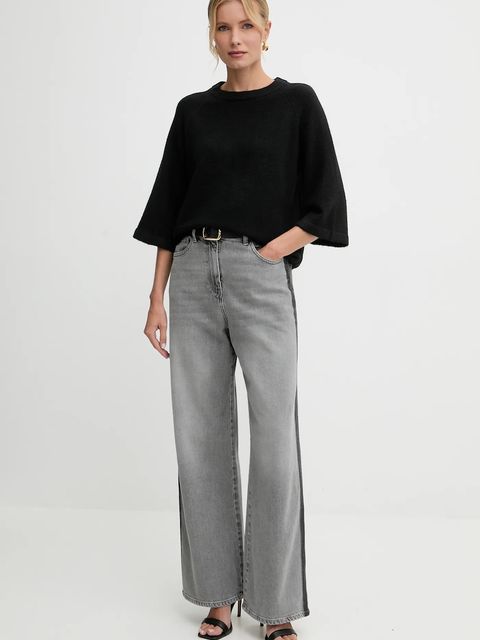 Twinset jeansy damskie high waist 252AT2200