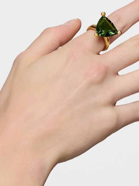 Tous pierścionek ze srebra pokrytego złotem 12 Color Lab 1004251312