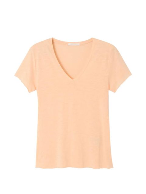 American Vintage Jacksonville V-neck short-sleeves T-shirt - Orange - zdjęcie produktu nr 1