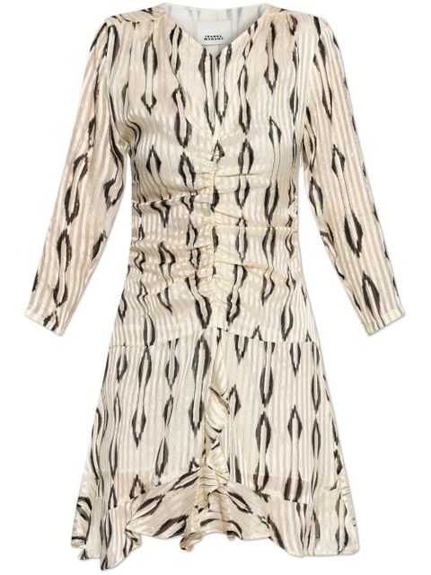 ISABEL MARANT Octavia mini dress - Neutrals - zdjęcie produktu nr 1