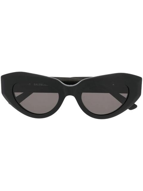 Balenciaga Eyewear oval-frame sunglasses - Black - zdjęcie produktu nr 1