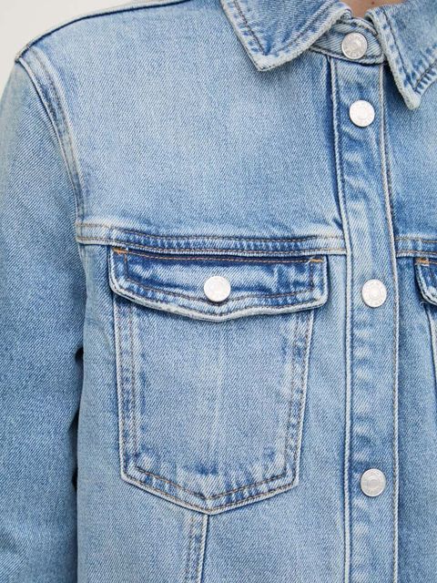 Tommy Jeans sukienka jeansowa kolor niebieski mini prosta DW0DW18709