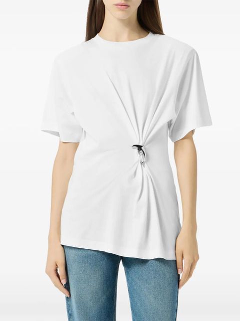 Blumarine dolphin-detail T-shirt - White