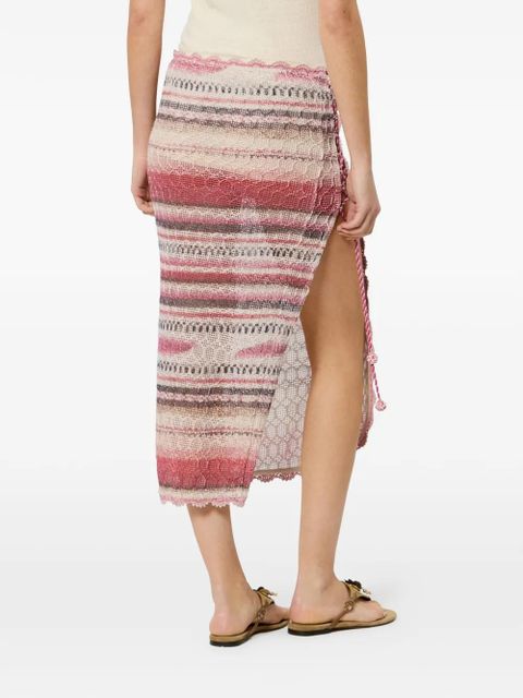 ISABEL MARANT Noryane midi skirt - Pink