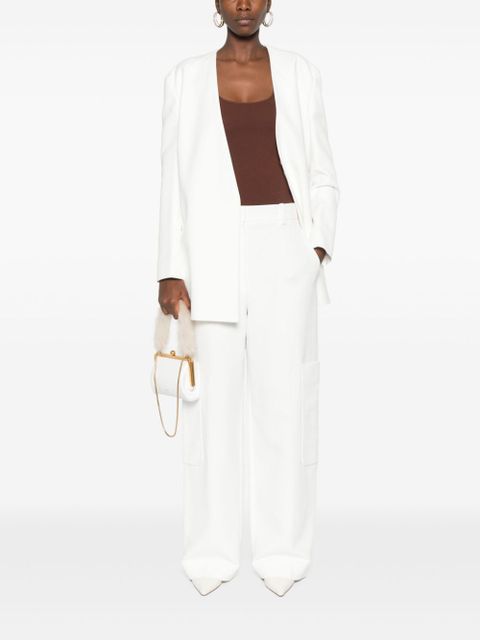 KHAITE Caiton trousers - White
