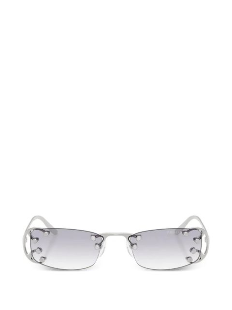 Prada Eyewear rectangle-frame sunglasses - Silver - zdjęcie produktu nr 1