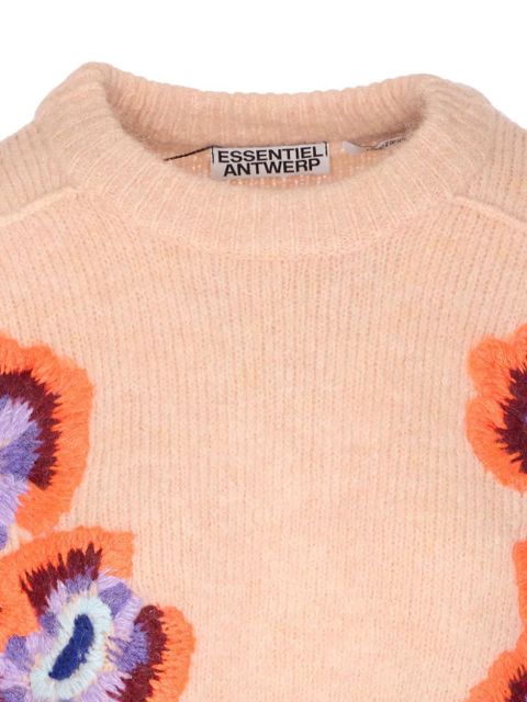 Essentiel Antwerp embroidered crew-neck sweater - Neutrals - zdjęcie produktu nr 2