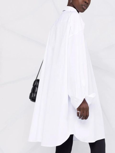 Maison Margiela poplin shirt dress - White