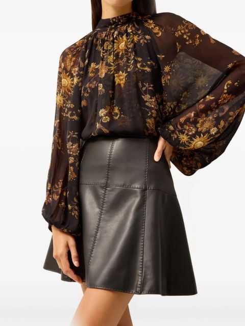 Marie Oliver Crawford panelled skirt - Black