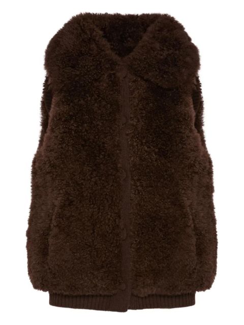 Yves Salomon cashmere gilet - Brown - zdjęcie produktu nr 2