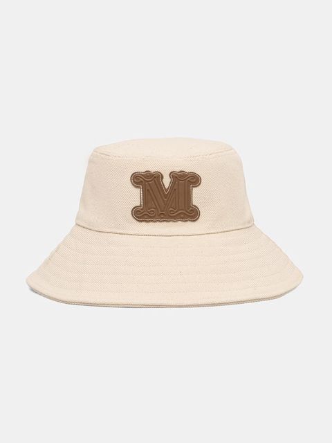 Max Mara Beachwear kapelusz damski bawełniany GONDOLA - zdjęcie produktu nr 1