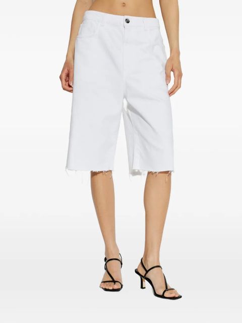 Róhe frayed shorts - White