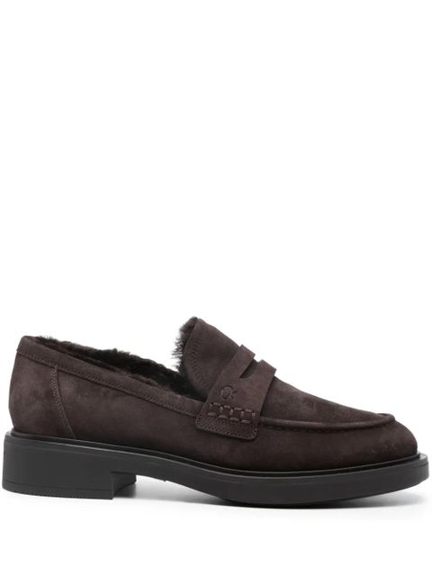 Gianvito Rossi Harris round-toe loafers - Brown - zdjęcie produktu nr 1