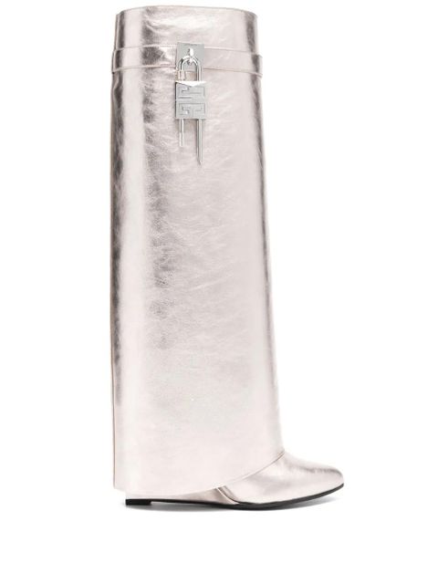 Givenchy 85mm Shark Lock boots - Gold - zdjęcie produktu nr 1