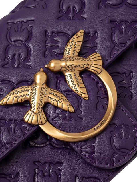 PINKO Love One satchel bag - Purple