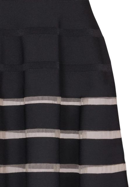 Balmain striped skirt - Black - zdjęcie produktu nr 2