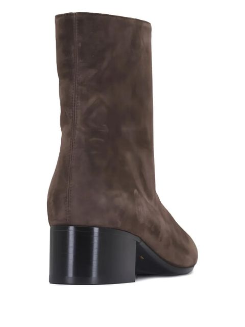 KHAITE Andee pointed boots - Brown