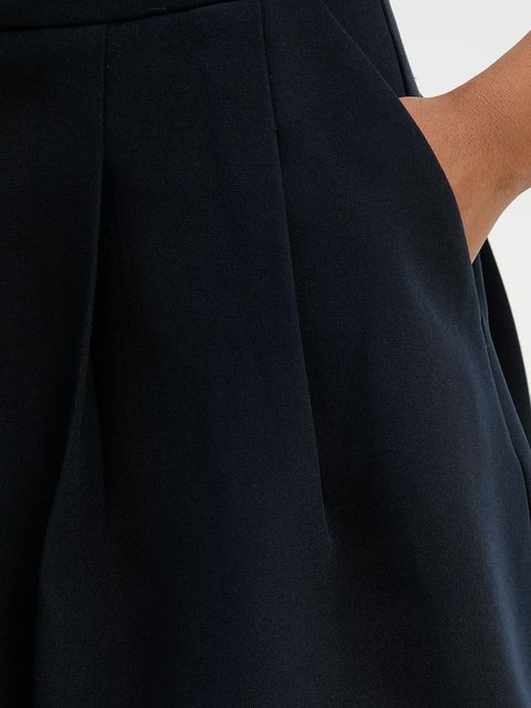 Answear.LAB spódnica kolor granatowy mini prosta