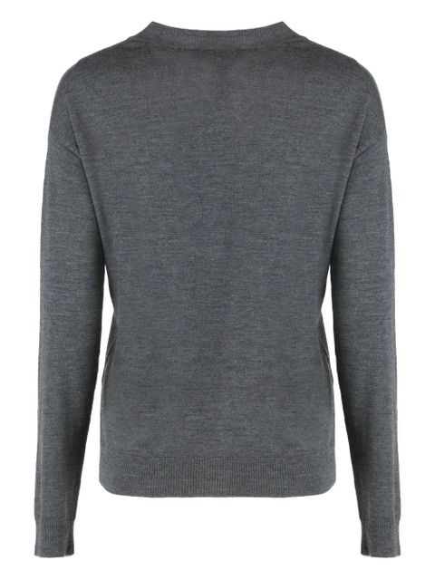 Weekend Max Mara V-neck sweater - Grey - zdjęcie produktu nr 1