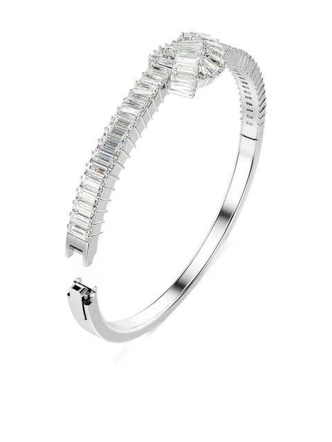 Swarovski Matrix baguette-cut knot bracelet - Silver