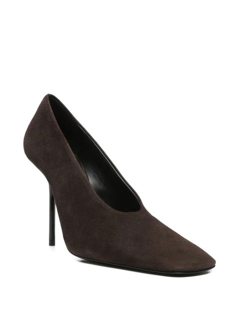 Victoria Beckham 100mm suede pumps - Brown - zdjęcie produktu nr 2