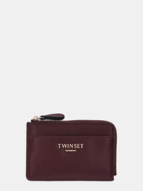 Twinset portfel damski kolor fioletowy 252TL8020 - zdjęcie produktu nr 1