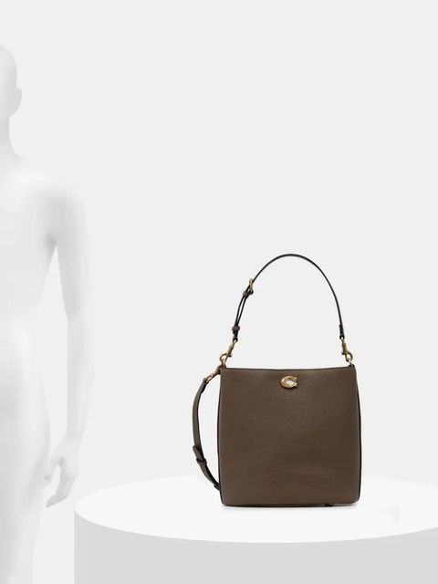 Coach torebka WILLOW kolor brązowy CW624