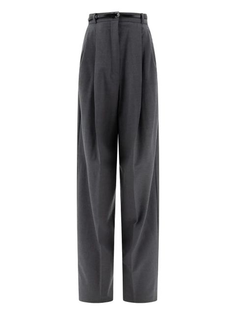 Sportmax belted tailored trousers - Grey - zdjęcie produktu nr 1