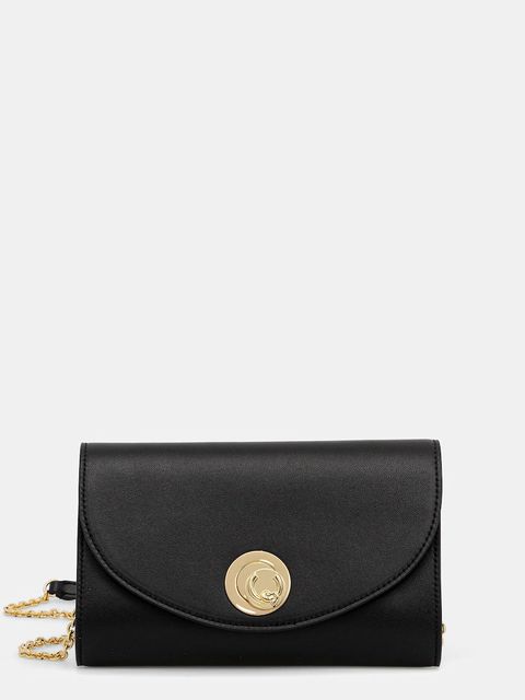 Coccinelle torebka skórzana NIKLA SMOOTH kolor czarny E1 TOB 15 01 01 - zdjęcie produktu nr 1