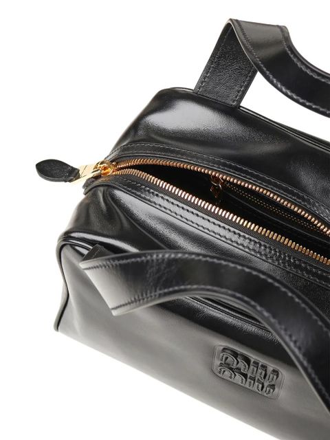 Miu Miu logo-patch handbag - Black - zdjęcie produktu nr 2