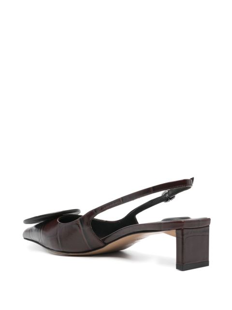 Jacquemus 40mm Les Slingbacks Duelo pumps - Brown