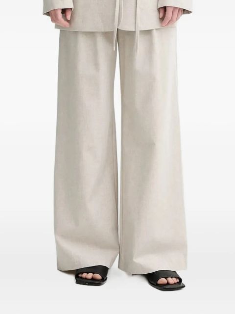 ALOHAS pleated palazzo pants - Neutrals