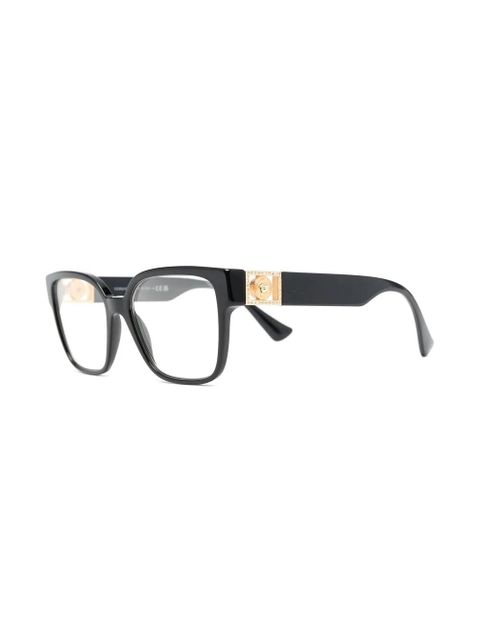 Versace Eyewear Medusa-charm square-frame glasses - Black - zdjęcie produktu nr 2