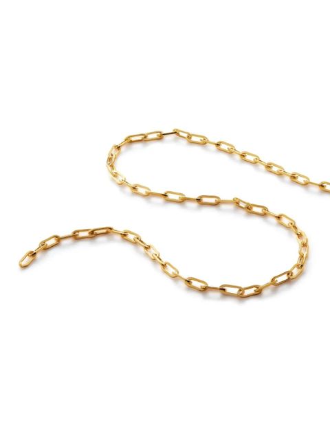 Monica Vinader Mini Paperclip chain necklace - Gold - zdjęcie produktu nr 2