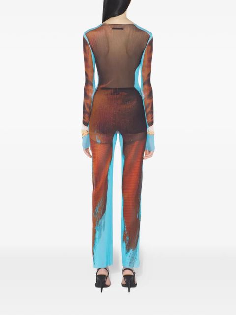 Jean Paul Gaultier Tennis elasticated-waist trousers - Brown