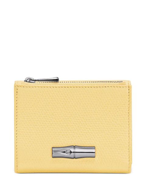 Longchamp Le Roseau zippered wallet - Yellow - zdjęcie produktu nr 1