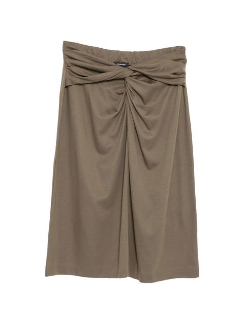 Yves Salomon knotted jersey skirt - Green - zdjęcie produktu nr 1